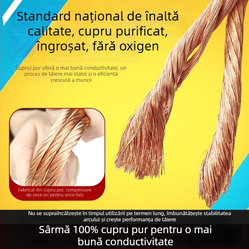 Set de cabluri de împământare pentru aparatele de sudură, cablu de împământare și clemă de împământare pentru sudură cu arc argon și tăiere cu plasmă