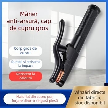 Clește de sudură industrial, cu mânere îngroșate, construcție din cupru pur turnat dintr-un singur ansamblu, rezistente la căderi