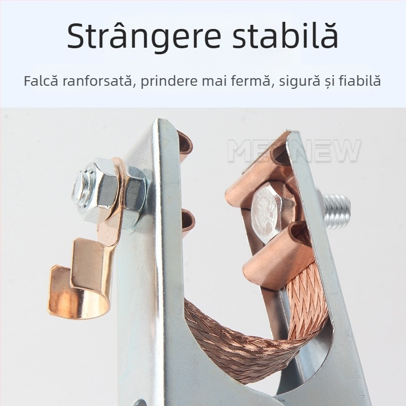 Clește de împământare pentru sudură și accesorii – clește de împământare pentru sudură cu arc argon, cablu cupru