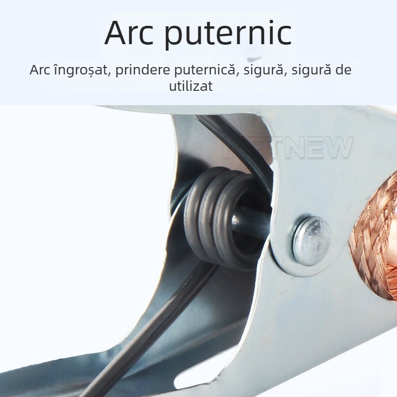 Clește de împământare pentru sudură și accesorii – clește de împământare pentru sudură cu arc argon, cablu cupru