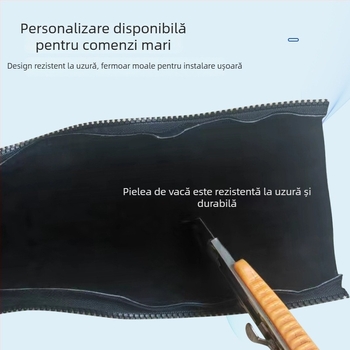 Manșon protector din piele de vițel ignifugă pentru echipament de sudură: țevile de aer, linii de control, cabluri și fibre optice