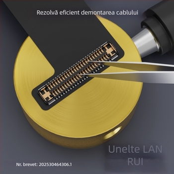 Lanrui D6 Stație Mini Lipire cu Flacără Roșie – Model Universal pentru Lipire Fire, Cabluri și Suporturi de Baterii
