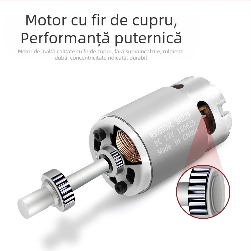 Burghiu electric mini 12V, cu baterie reîncărcabilă, reglaj de viteză pentru gravare și polizare, unealtă manuală portabilă multifuncțională