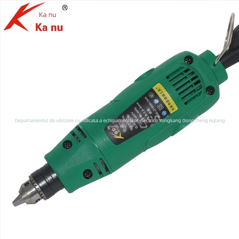 Kanu 518 Mini Șlefuitor Electric, Viteză Mare, Lustruire și Tăiere, Unealtă de Găurit, Mică Mașină Manuală de Gravură