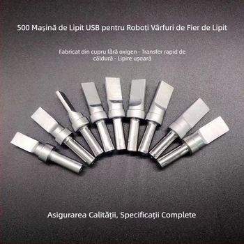 Stație de lipire cu frecvență înaltă 205, vârf USB pentru lipire, aparat de lipit complet automat Mike, vârf plat tip A, drept, 150W