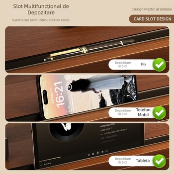 Suport rotativ telescopic pentru calculator, cu ridicare, pentru două monitoare, colț de birou și suport pentru laptop