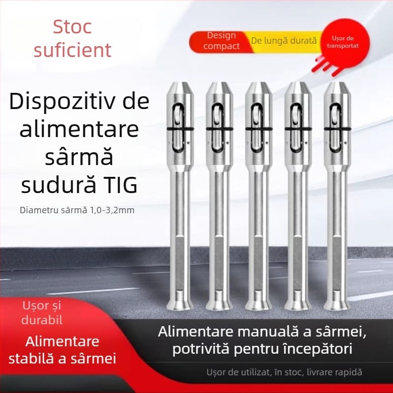 Pistol de alimentare cu fir pentru sudură cu arc Argon — alimentator manual de fir pentru sudură cu aliaje de aluminiu