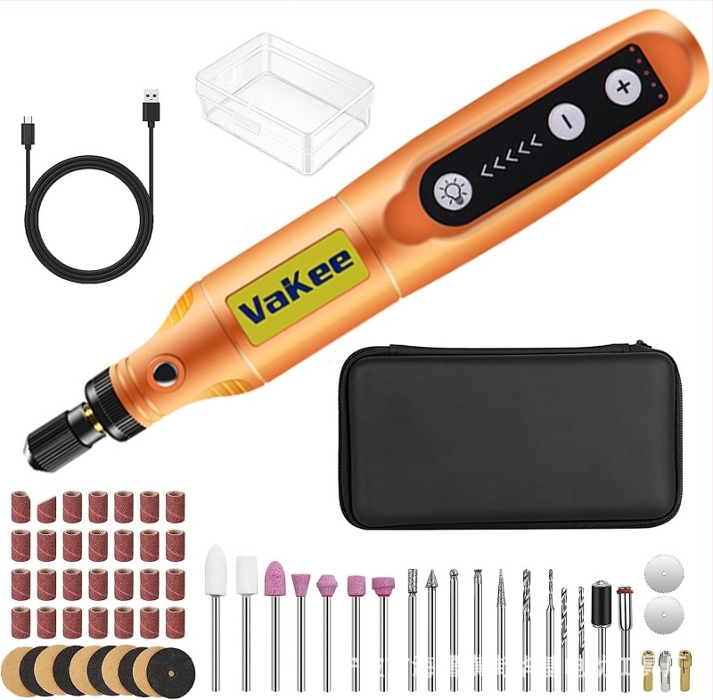 Huaji mini șlefuitor electric portabil pentru gravură în jad și sculptură în nuci - unealtă DIY