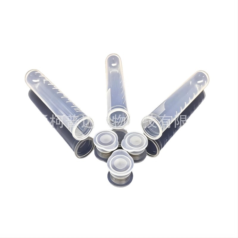 Eprubetă de centrifugă de 10 ml cu capac și fără capac, lungime totală 87 mm, PP, transparentă pentru ultrafiltrare