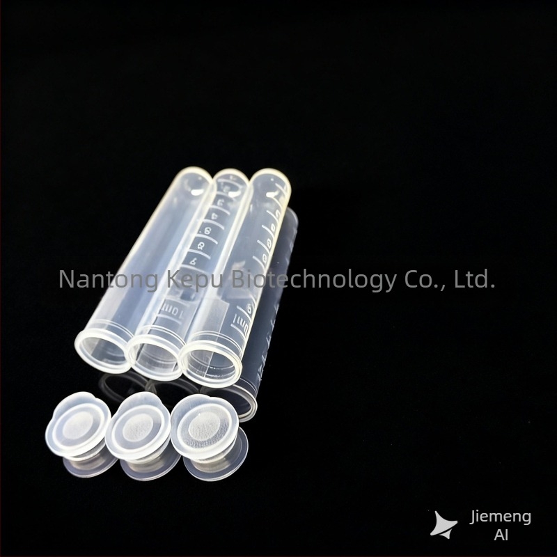 Eprubetă de centrifugă de 10 ml cu capac și fără capac, lungime totală 87 mm, PP, transparentă pentru ultrafiltrare