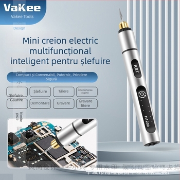 Vakee mini șlefuitor pentru reparații electronice, gravură și lustruire, șlefuire a cipurilor și tăiere