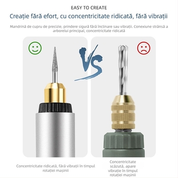 Vakee mini șlefuitor pentru reparații electronice, gravură și lustruire, șlefuire a cipurilor și tăiere