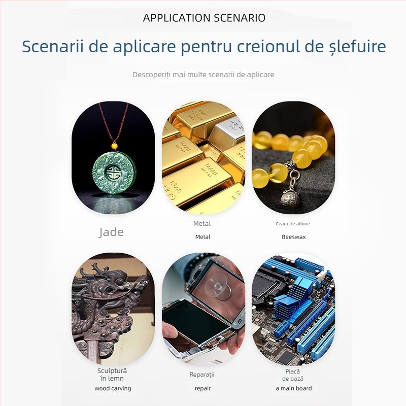 Vakee mini șlefuitor pentru reparații electronice, gravură și lustruire, șlefuire a cipurilor și tăiere