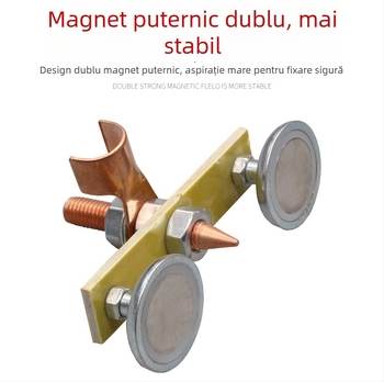 Clește magnetic de împământare pentru sudură – cu capete simple sau duble