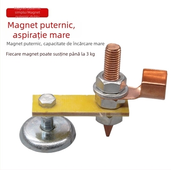 Clește magnetic de împământare pentru sudură – cu capete simple sau duble