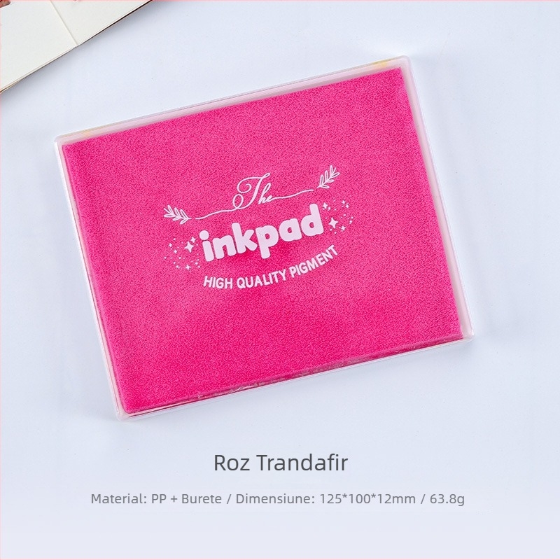 Tampon de cerneală cu 8 culori, formă de palmă, pentru copii — ștampilă din silicon pentru pictură DIY cu degetele