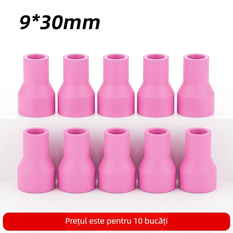 Qq150A duză ceramică pentru sudură cu arc argon pentru pistol de sudură – capac de protecție a duzei ceramic 6×30 mm