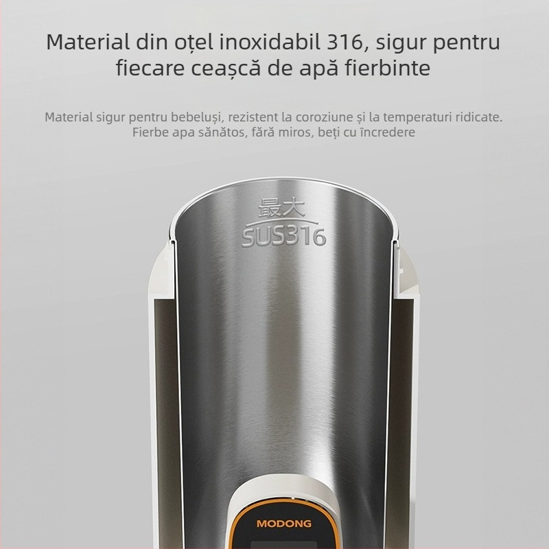 Ceainic electric mini portabil pentru cămine și călătorii, din oțel inoxidabil, cu control al temperaturii