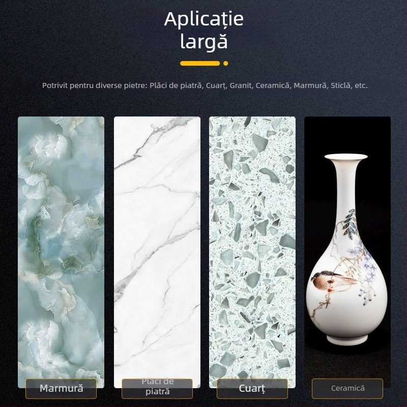 Disc de tăiere compozit, cu eficiență înaltă, pentru plăci din rocă și plăci ceramice, tăiere uscată — pentru poliză unghiulară, durabil, protecția marginilor