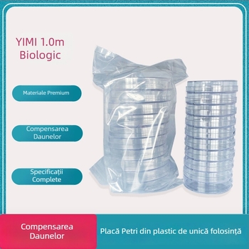 Plăci Petri din plastic, de unică folosință, diametre 60 mm și 90 mm, îngroșate, steril cu capac, rotunde și pătrate, model 3555