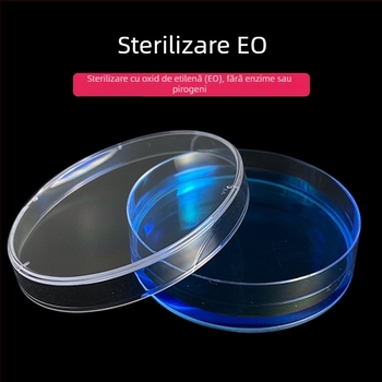 Plăci Petri din plastic, de unică folosință, diametre 60 mm și 90 mm, îngroșate, steril cu capac, rotunde și pătrate, model 3555