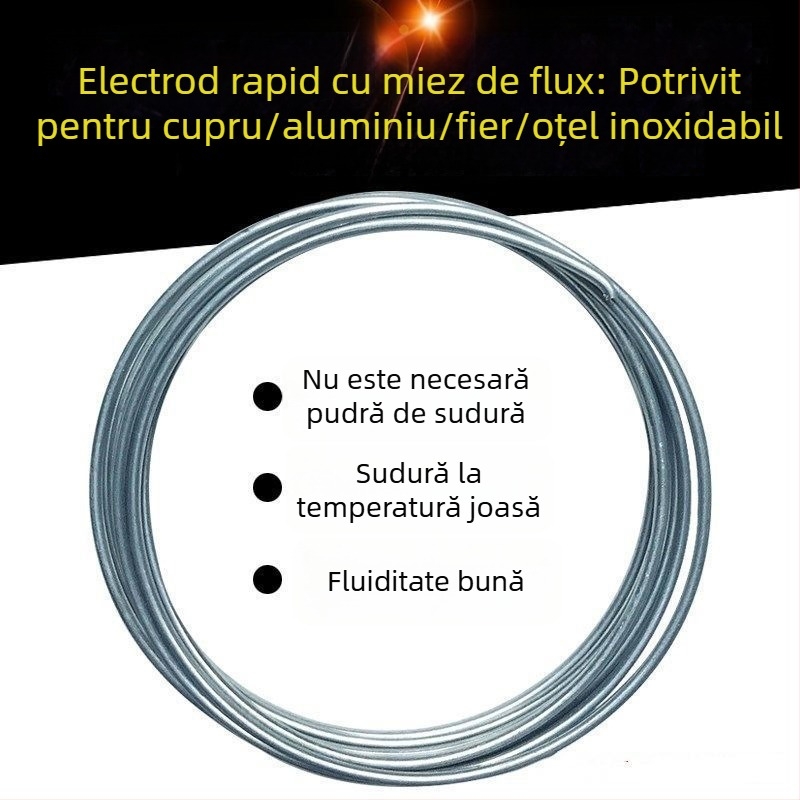 Pistolă de sudură cu gaz lichefiat pentru uz casnic, cu fir flux-core și electrozi, pentru sudură la temperatură redusă a cupru-aluminiu, cupru-fier și oțel inoxidabil