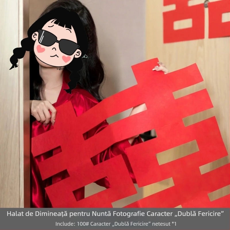 Rochie de dimineață pentru mireasă și accesorii foto pentru ședința de nuntă, decor pentru camera de nuntă, cupluri de texte de bucurie pentru logodnă și felinare cu mesaje de fericire, kit de fotografiere a miresei dimineața