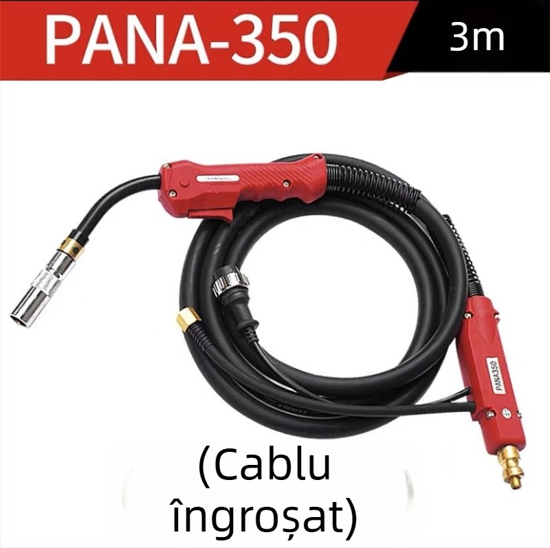 Shanghai gong, torţă de sudură cu protecție gaz, alimentare automată cu fir, cablu din cupru pur, 200A–350A–500A, industrie grea