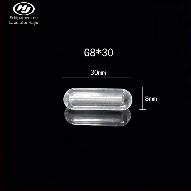 Bară de amestec din sticlă, rezistentă la 350°C, cu magnet samariu-cobalt, rotor ne-demagnetizant