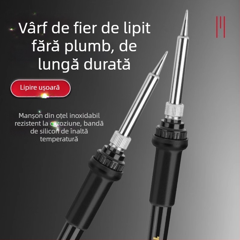 TGK stație de lipit cu temperatură constantă 936A, fier de lipit reglabil pentru reparații la telefoane mobile; include pistol de lipit 936B, 60W
