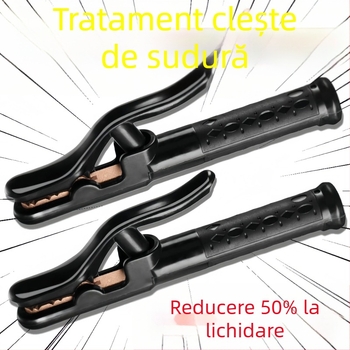 Clește de sudură cu arc Black Diamond, mâner îngroșat, rezistent la 800°C, cu cupru pur, putere mare 1000, încălzire forjată