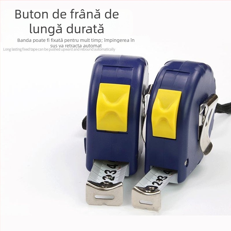 Great Wall Seiko bandă metrică din oțel, îngroșată, precizie înaltă, rezistentă la abraziune și impermeabilă, lungimi 2 m, 3 m, 5 m și 7,5 m