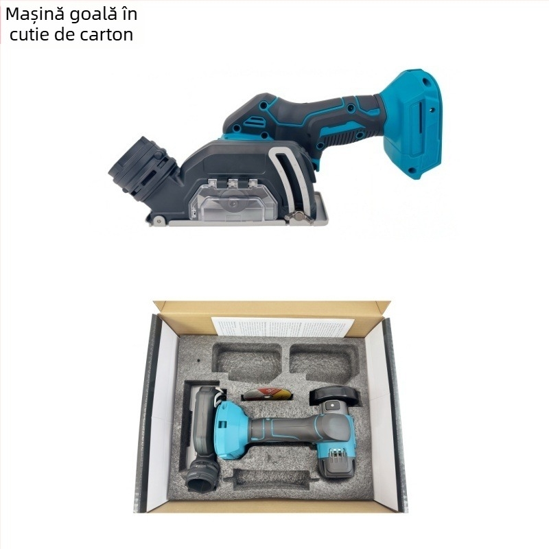 Polizor unghiular portabil cu baterie litiu, 3 inch - mini unealtă de tăiere