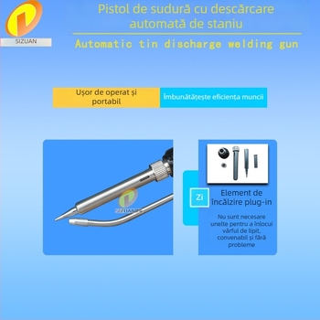 Pistol de lipit manual cu temperatură reglabilă, instrument electric de sudură — unealtă multifuncțională de lipire