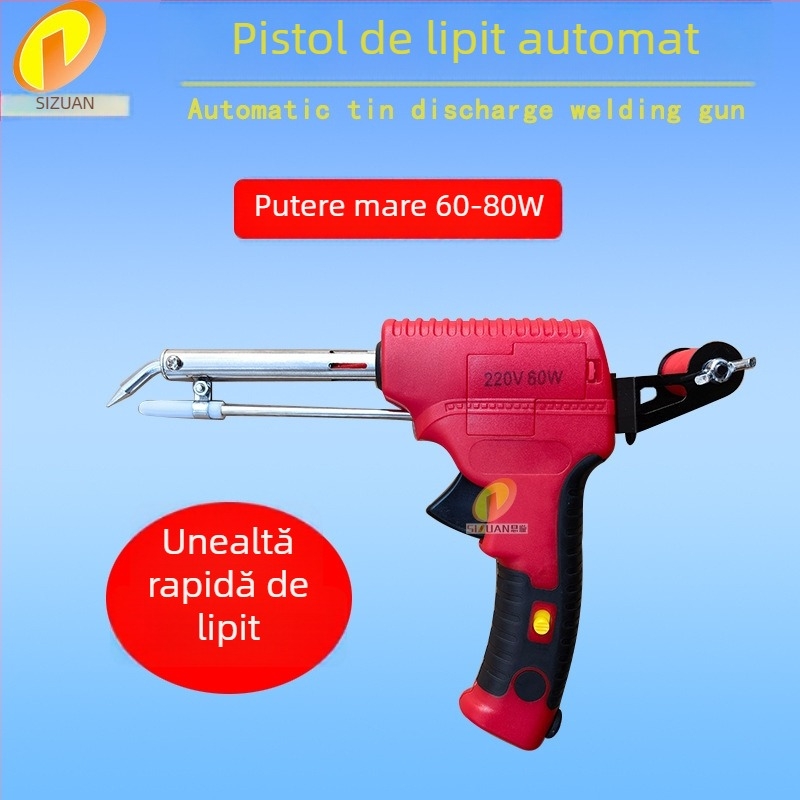 Pistol de lipit manual cu temperatură reglabilă, instrument electric de sudură — unealtă multifuncțională de lipire