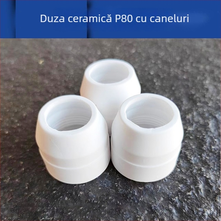 Capac de protecție din porțelan pentru duza P80 pentru pistolul de tăiere cu plasmă Panasonic P80 LGK100/120