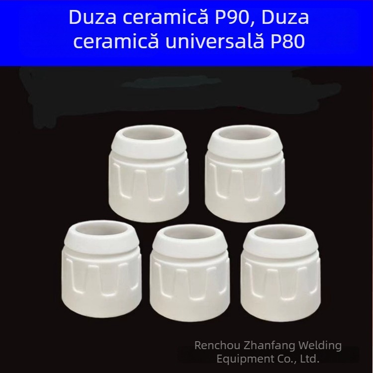 Capac de protecție din porțelan pentru duza P80 pentru pistolul de tăiere cu plasmă Panasonic P80 LGK100/120