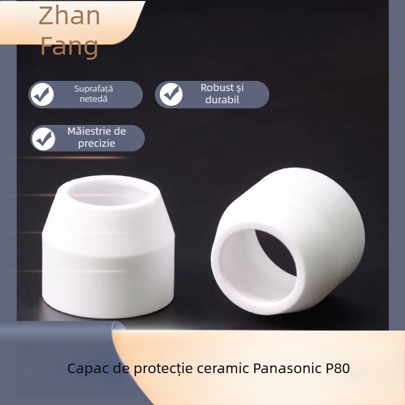 Capac de protecție din porțelan pentru duza P80 pentru pistolul de tăiere cu plasmă Panasonic P80 LGK100/120
