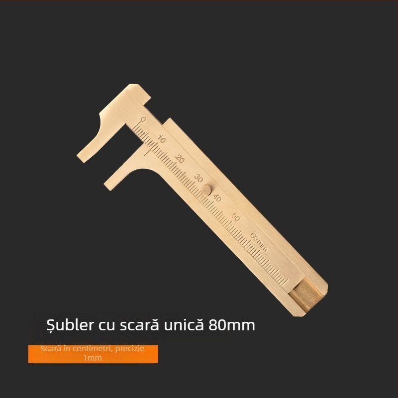 Caliper digital din cupru, compact, cu afișaj vernier, pentru bijuterii, precizie înaltă
