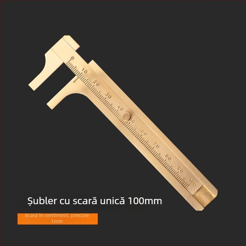 Caliper digital din cupru, compact, cu afișaj vernier, pentru bijuterii, precizie înaltă