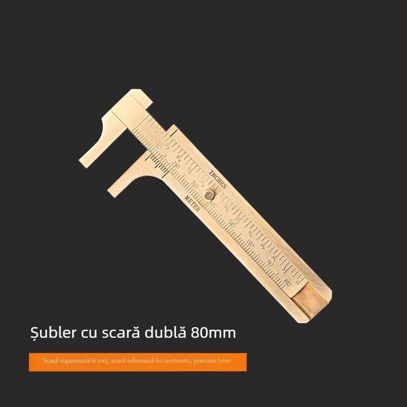 Caliper digital din cupru, compact, cu afișaj vernier, pentru bijuterii, precizie înaltă