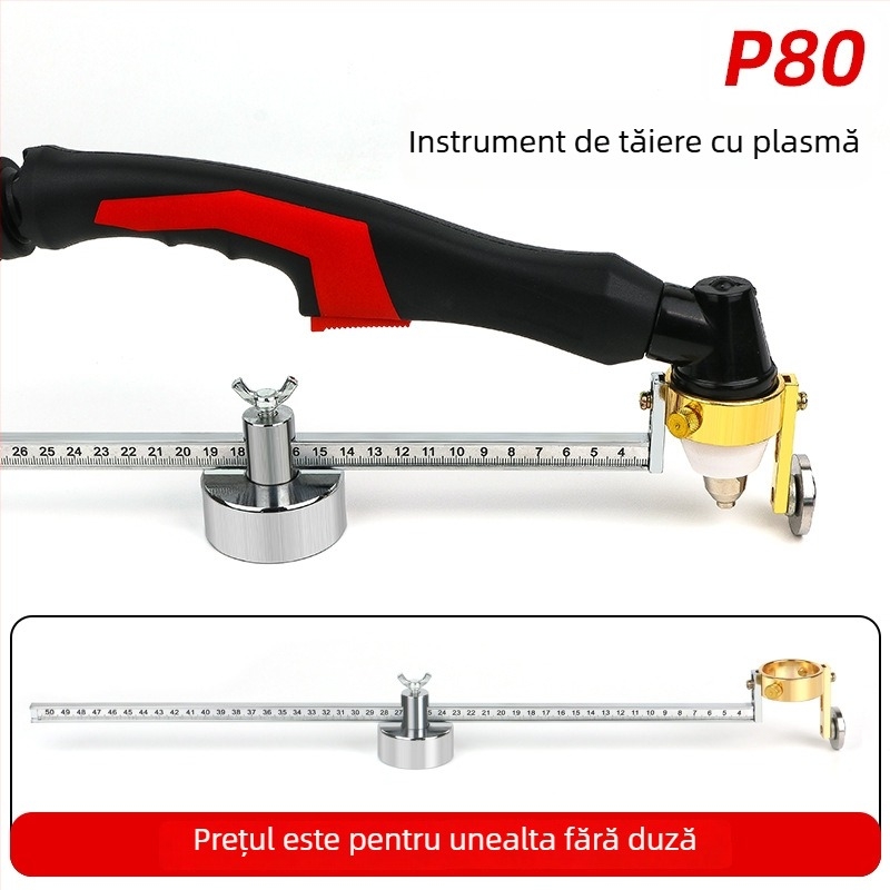 LGK unealtă de tăiere cu plasmă și tăietor circular P80, cu scară magnetică