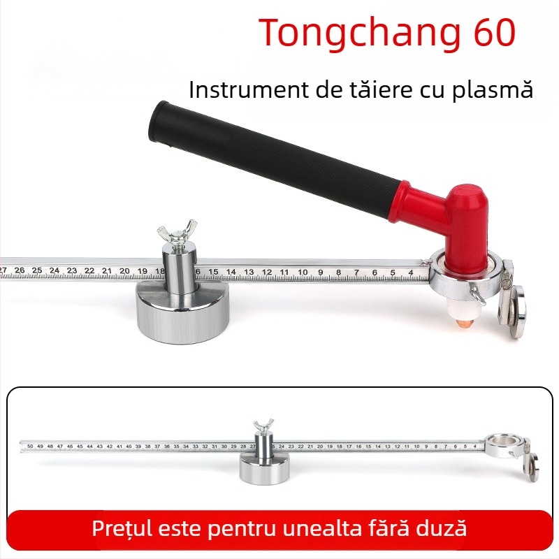 LGK unealtă de tăiere cu plasmă și tăietor circular P80, cu scară magnetică