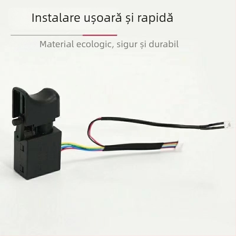 Comutator fără peri pentru cheie cu impact, 8 fire sau 9 fire, tip universal, model nou