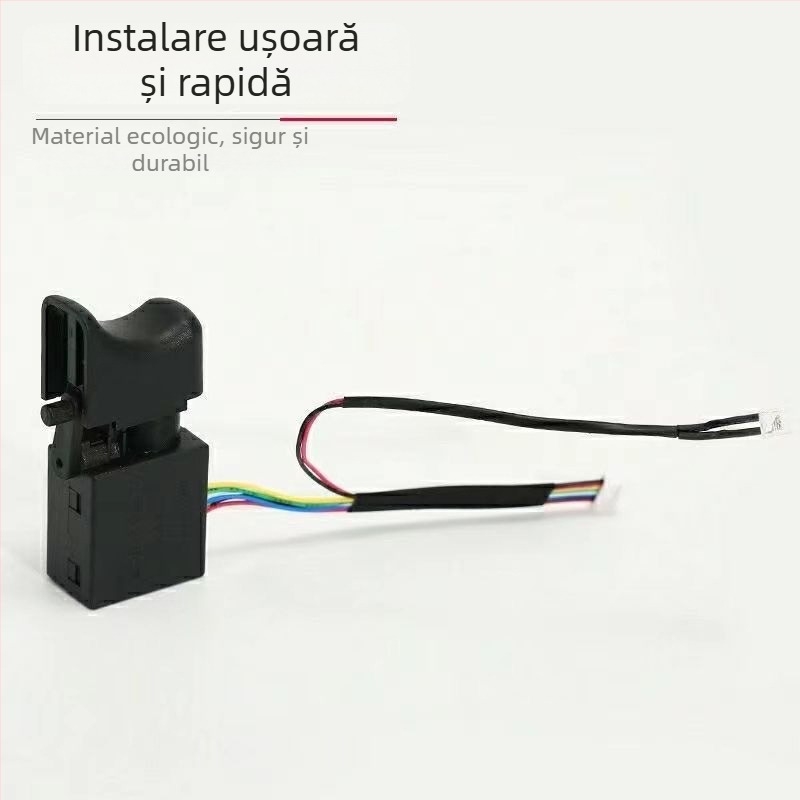 Comutator fără peri pentru cheie cu impact, 8 fire sau 9 fire, tip universal, model nou