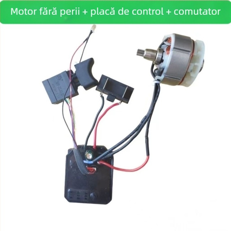 Comutator fără peri pentru cheie cu impact, 8 fire sau 9 fire, tip universal, model nou