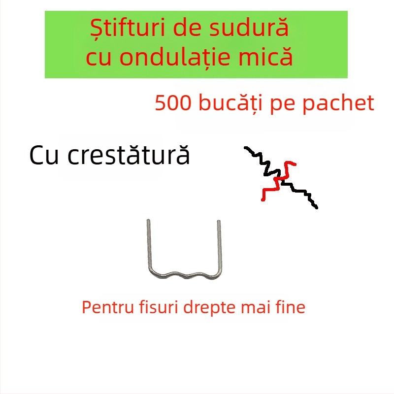 Sârmă de sudură pentru repararea barei din plastic a mașinii și cuie de sudură pentru fisuri