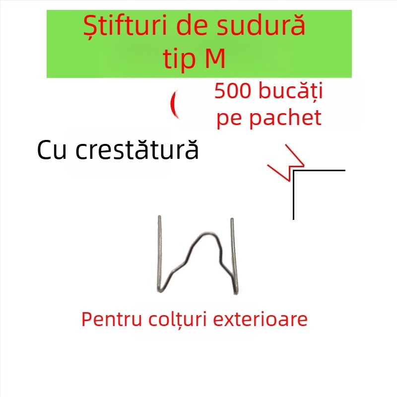 Sârmă de sudură pentru repararea barei din plastic a mașinii și cuie de sudură pentru fisuri