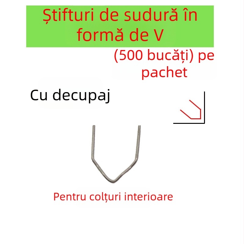 Sârmă de sudură pentru repararea barei din plastic a mașinii și cuie de sudură pentru fisuri