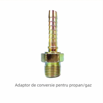 Conector pentru țevi de oxigen cu sârmă din oțel; cuplă din cupru pentru țevi de acetilenă/propan